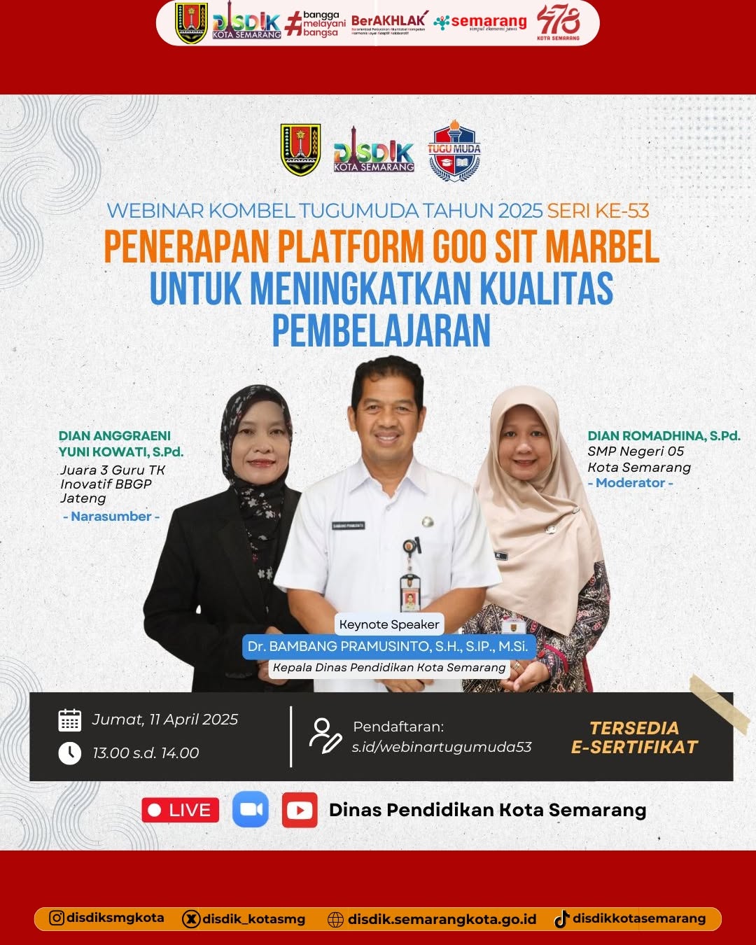 WEBINAR KOMUNITAS BELAJAR TUGUMUDA SERI KE-53