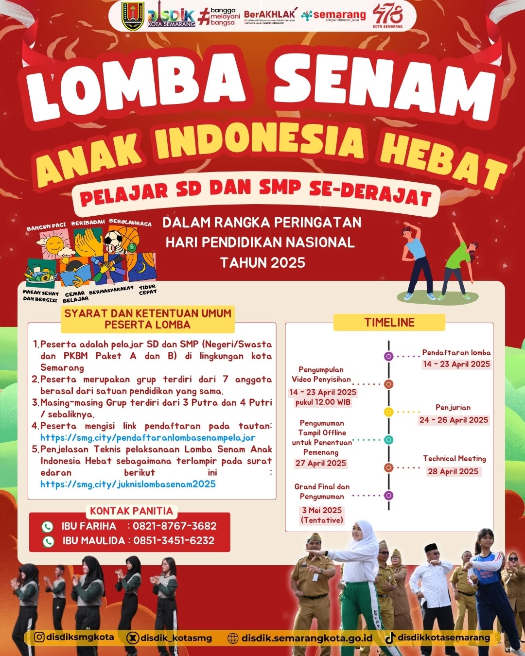 LOMBA SENAM ANAK INDONESIA HEBAT