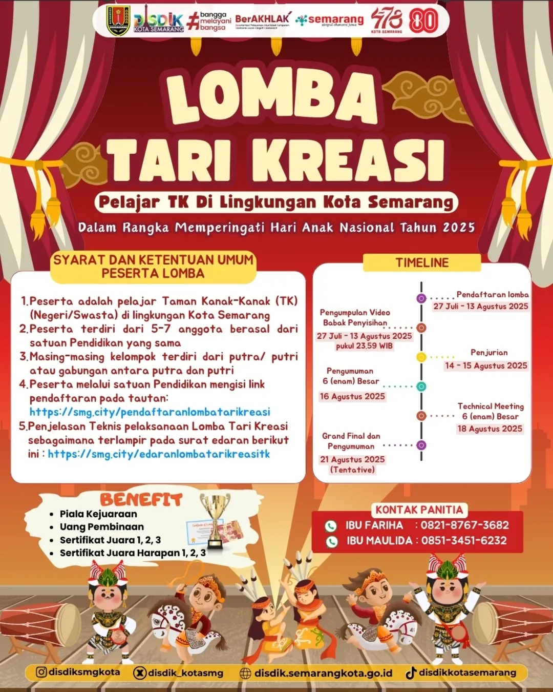 Lomba Tari Kreasi Pelajar TK